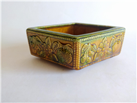  ظرف شکلات خوری قدیمی طرح گل و میوه 