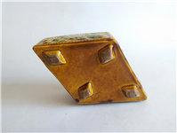  ظرف شکلات خوری قدیمی طرح گل و میوه 