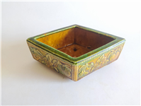  ظرف شکلات خوری قدیمی طرح گل و میوه 