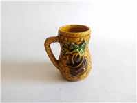 لیوان سرامیکی طرح گل قدیمی زیبا