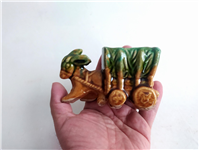 مجسمه سامیکی گاری قدیمی کوچک 