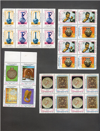  28 عدد تمبر بلوکی جمهوری مربوط به دهه 60 