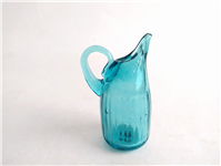  آبلیموخوری کاملا دستساز شیشه ای آبی رنگ