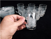  استکان نعلبکی گل برجسته سوگا SOGA ژاپن