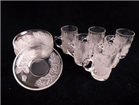  استکان نعلبکی گل برجسته سوگا SOGA ژاپن