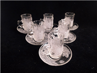  استکان نعلبکی گل برجسته سوگا SOGA ژاپن