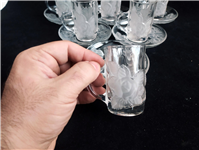  استکان نعلبکی گل برجسته سوگا SOGA ژاپن