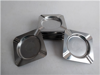 2عدد زیر سیگاری استیل نو قدیمی STEEL 18.8