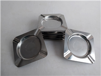 2عدد زیر سیگاری استیل نو قدیمی STEEL 18.8