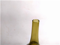  سالونگ یا گلدان بزرگ شیشه ای زیتونی