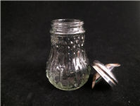  شکر ریز یا شکرپاش قدیمی استیل و شیشه