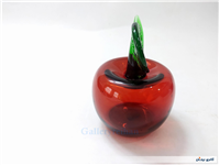  سیب قرمز شیشه ای دستساز قدیمی سفره هفت سین 