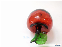  سیب قرمز شیشه ای دستساز قدیمی سفره هفت سین 