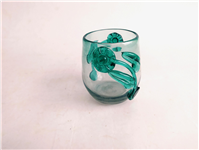  شمعدان دست ساز شیشه ای قدیمی