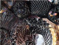 ظرف میوه خوری سایز بزرگ طرح زنگاری قدیمی 