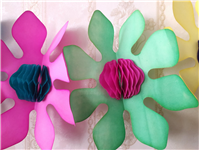 کاغذ کشی ریسه تزئین تولد نوستالژی دهه 60 