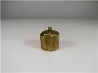 وزنه 30 مثقالی برنجی دست ساز قدیمی تراشدار 