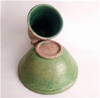 خمره و تغار یا کاسه بسیار قدیمی لعابدار