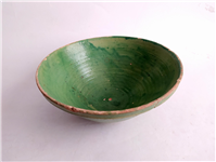 خمره و تغار یا کاسه بسیار قدیمی لعابدار