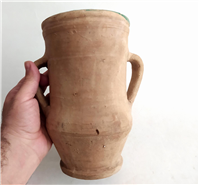 خمره و تغار یا کاسه بسیار قدیمی لعابدار