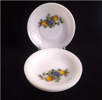 4 بشقاب آرکوپال Arcopal فرانسه گل میوه