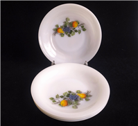 4 بشقاب آرکوپال Arcopal فرانسه گل میوه