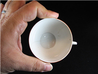 فنجان نقاشی دست بسیار قدیمی و نازک روسی