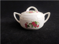 قندان دسته دار گلسرخی قدیمی 