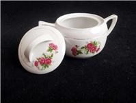 قندان دسته دار گلسرخی قدیمی 