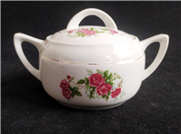 قندان دسته دار گلسرخی قدیمی 