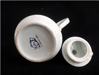 قوری یا شیرخوری قدیمی سایز بزرگ گل لاجوردی