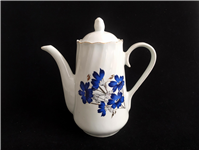 قوری یا شیرخوری قدیمی سایز بزرگ گل لاجوردی