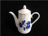 قوری یا شیرخوری قدیمی سایز بزرگ گل لاجوردی