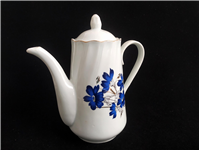 قوری یا شیرخوری قدیمی سایز بزرگ گل لاجوردی