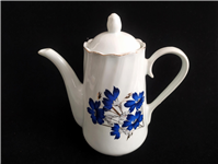 قوری یا شیرخوری قدیمی سایز بزرگ گل لاجوردی