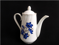 قوری یا شیرخوری قدیمی سایز بزرگ گل لاجوردی