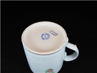 لیوان چینی آبخوری کمیاب قدیمی دربدار روسی