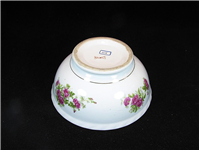 کاسه قدیمی آبگوشت خوری گل سرخی پرگل زیبا 