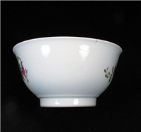 کاسه آبگوشت خوری گلسرخی دو رو گل قدیمی ژاپن