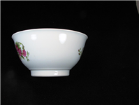 کاسه آبگوشت خوری گلسرخی دو رو گل قدیمی ژاپن