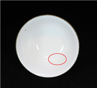 کاسه بسیار قدیمی قاجاری نقاشی دست روسی