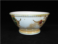 کاسه بسیار قدیمی قاجاری نقاشی دست روسی