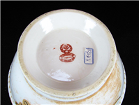 کاسه بسیار قدیمی قاجاری نقاشی دست روسی