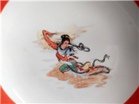 دیوارکوب قدیمی طرح زن چینی سایز بزرگ 