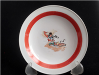 دیوارکوب قدیمی طرح زن چینی سایز بزرگ 