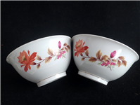 یک جفت کاسه گل حنایی قدیمی