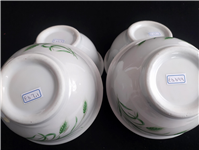 4 کاسه آبگوشت خوری گل گندمی قدیمی