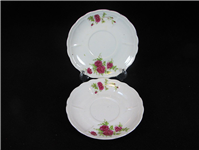 زیر فنجانی یا دیوارکوب گل سرخی قدیمی