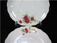 زیر فنجانی یا دیوارکوب گل سرخی قدیمی