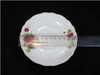 زیر فنجانی یا دیوارکوب گل سرخی قدیمی